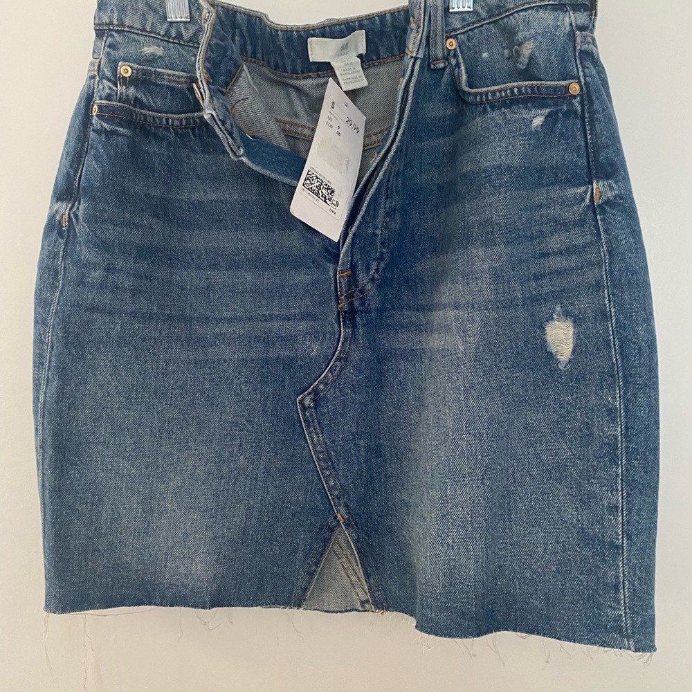 H&M mini denim skirt - Picture 4 of 6